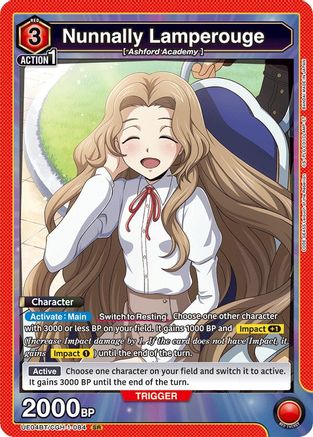Nunnally Lamperouge (084) (UE04BT/CGH-1-084) - UE04BT CODE GEASS Lelouch of the Rebellion Foil