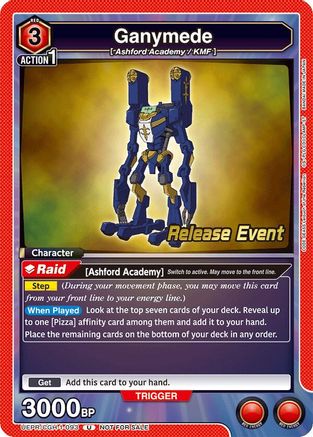 Ganymede (UEPR/CGH-1-093) - UE04BT CODE GEASS Lelouch of the Rebellion Release Event Cards