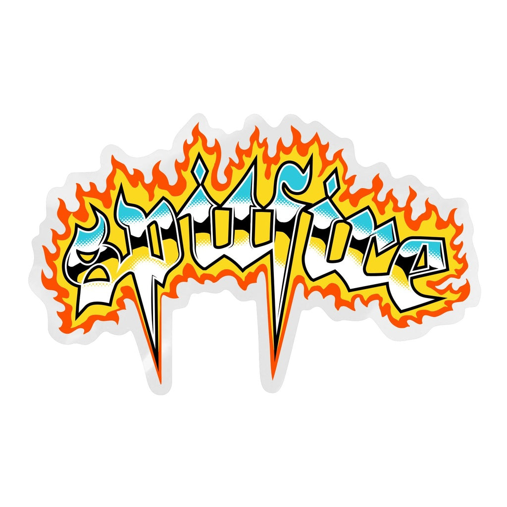 Spitfire Venom Chrome Sticker
