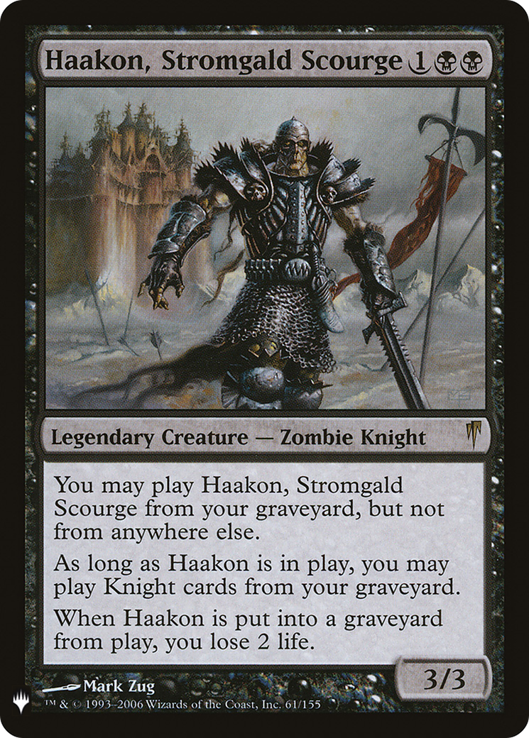 Haakon, Stromgald Scourge (LIST-CSP-61) - The List