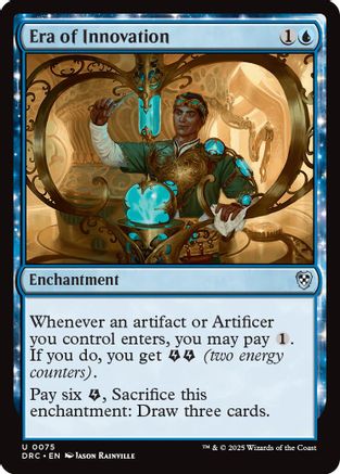 Era of Innovation (DRC-075) - Commander: Aetherdrift: (enchantment)