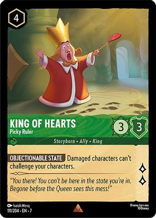 King of Hearts - Picky Ruler (111/204) - Archazias Island