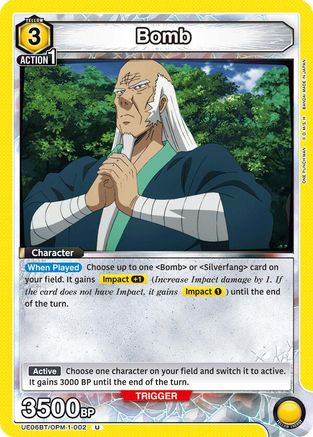 Bomb (002) (UE06BT/OPM-1-002) - UE06BT One Punch Man