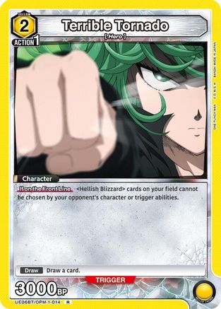 Terrible Tornado (014) (UE06BT/OPM-1-014) - UE06BT One Punch Man Foil
