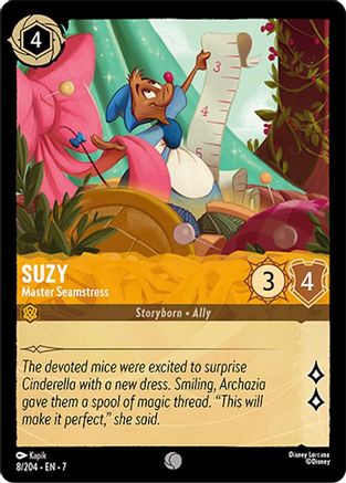 Suzy - Master Seamstress (8/204) - Archazias Island Cold Foil - Golden Apple Comics