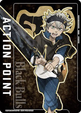 Action Point Card (AP01) (Black Clover) (UEPR/BCV-AP01) - Union Arena Promotion Cards Foil