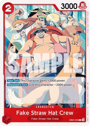 Fake Straw Hat Crew (EB02-005) - Extra Booster: Anime 25th Collection