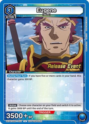 Eugene (UEPR/SAO-1-057) - UE07BT Sword Art Online Release Event Cards
