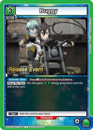 Buggy (UEPR/SAO-1-096) - UE07BT Sword Art Online Release Event Cards