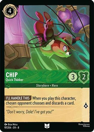 Chip - Quick Thinker (97/204) - Reign of Jafar