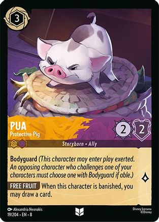 Pua - Protective Pig (19/204) - Reign of Jafar Cold Foil