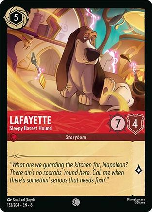 Lafayette - Sleepy Basset Hound (132/204) - Reign of Jafar