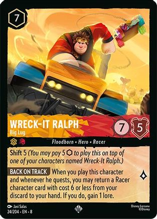 Wreck-It Ralph - Big Lug (24/204) - Reign of Jafar Cold Foil - Golden Apple Comics