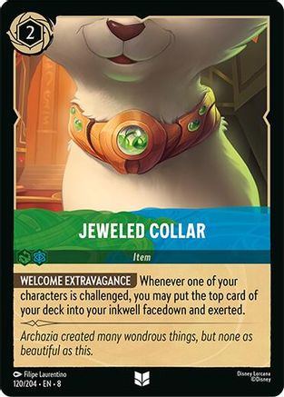 Jeweled Collar (120/204) - Reign of Jafar Cold Foil