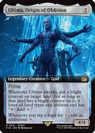 Ultima, Origin of Oblivion (FIN-421) - FINAL FANTASY: (Extended Art) Foil - Golden Apple Comics