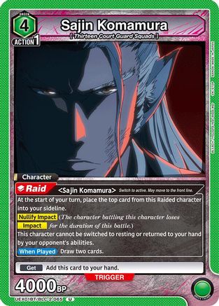Sajin Komamura (UEX01BT/BLC-2-065) - UEX01BT BLEACH ThousandYear Blood War Vol2
