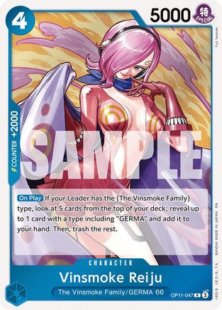 Vinsmoke Reiju (OP11-047) - A Fist of Divine Speed Foil
