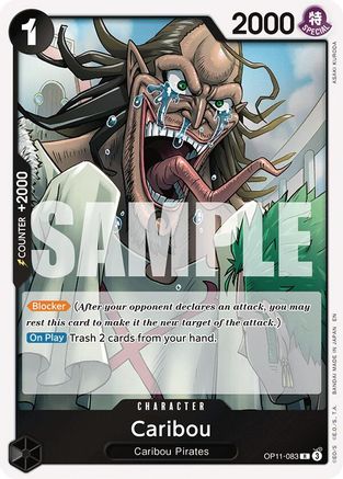 Caribou (OP11-083) - A Fist of Divine Speed Foil