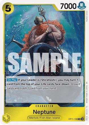 Neptune (OP11-108) - A Fist of Divine Speed Foil