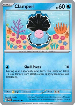 Clamperl 054/182 - SV10 Destined Rivals