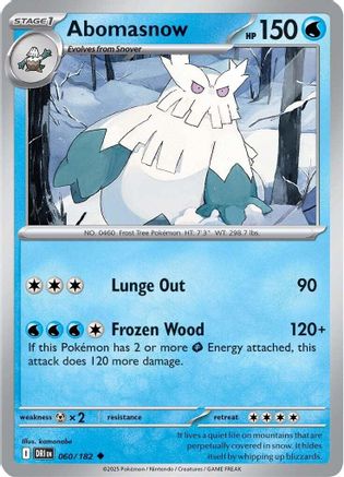 Abomasnow 060 - SV10 Destined Rivals