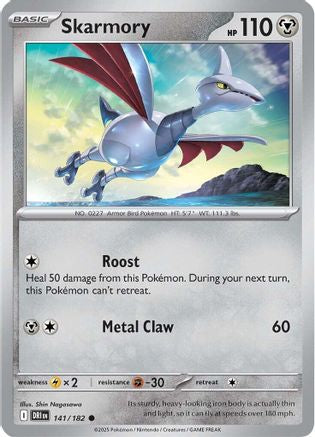 Skarmory 141 - SV10 Destined Rivals