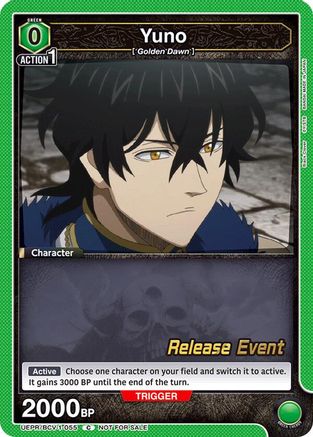 Yuno (055) (UEPR/BCV-1-055) - UE08BT Black Clover Release Event Cards