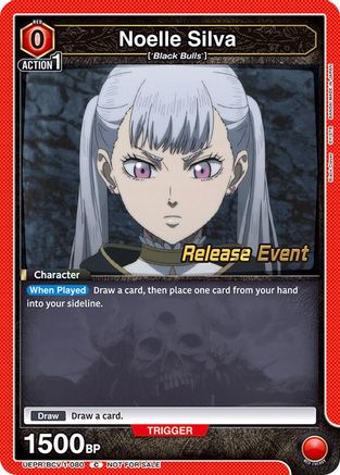 Noelle Silva (080) (UEPR/BCV-1-080) - UE08BT Black Clover Release Event Cards