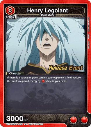 Henry Legolant (UEPR/BCV-1-086) - UE08BT Black Clover Release Event Cards