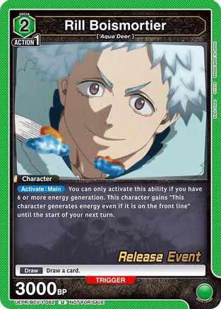 Rill Boismortier (UEPR/BCV-1-062) - UE08BT Black Clover Release Event Cards
