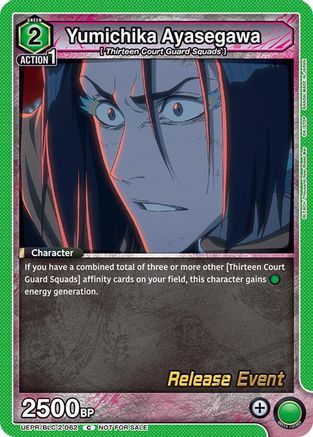 Yumichika Ayasegawa (UEPR/BLC-2-062) - UEX01BT BLEACH ThousandYear Blood War Vol2 Release Event Cards