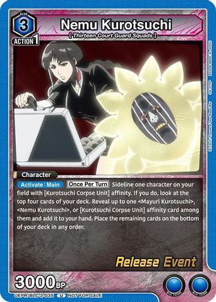 Nemu Kurotsuchi (UEPR/BLC-2-035) - UEX01BT BLEACH ThousandYear Blood War Vol2 Release Event Cards