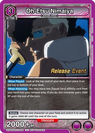 Oh-Etsu Nimaiya (UEPR/BLC-2-058) - UEX01BT BLEACH ThousandYear Blood War Vol2 Release Event Cards