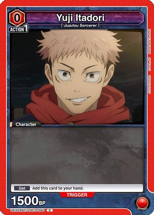 Yuji Itadori (3-040) (Box Topper Foil) (UEX02BT/JJK-3-040) - UEX02BT Jujutsu Kaisen Vol2 Foil