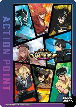 Action Point Card (AP01) (Regionals 25-26) (UEPR/2025-AP01) - Union Arena Promotion Cards Foil