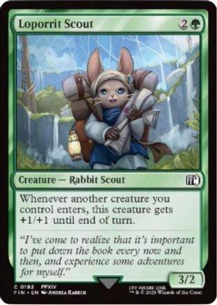 Loporrit Scout (FIN-192) - FINAL FANTASY Foil - Golden Apple Comics