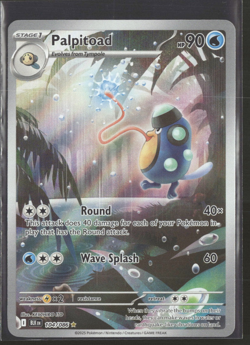 SV: Black Bolt Palpitoad #104/086