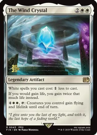 The Wind Crystal (PRE-043) - Prerelease Cards Foil