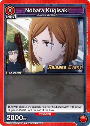 Nobara Kugisaki (047) (UEPR/JJK-3-047) - UEX02BT Jujutsu Kaisen Vol2 Release Event Cards