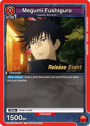 Megumi Fushiguro (055) (UEPR/JJK-3-055) - UEX02BT Jujutsu Kaisen Vol2 Release Event Cards