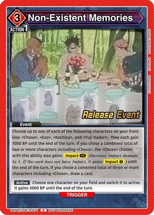 Non-Existent Memories (UEPR/JJK-3-071) - UEX02BT Jujutsu Kaisen Vol2 Release Event Cards