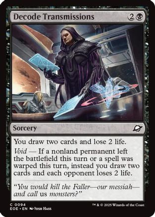 Decode Transmissions (EOE-094) - Edge of Eternities Foil