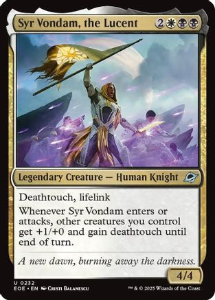 Syr Vondam, the Lucent (EOE-232) - Edge of Eternities