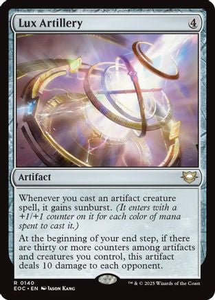 Lux Artillery (EOC-140) - Commander: Edge of Eternities