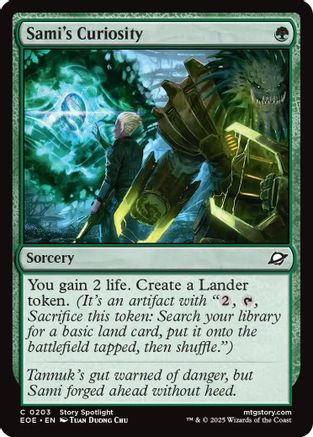 Sami's Curiosity (EOE-230) - Edge of Eternities Foil