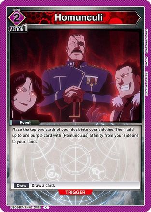 Homunculi (UE09BT/FMA-1-099) - UE09BT FULLMETAL ALCHEMIST