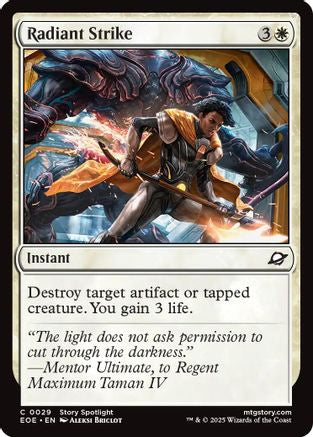 Radiant Strike (EOE-029) - Edge of Eternities Foil