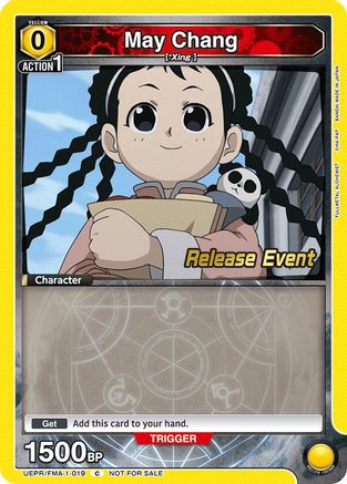 May Chang (019) (UEPR/FMA-1-019) - UE09BT FULLMETAL ALCHEMIST Release Event Cards