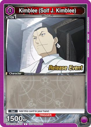 Kimblee (Solf J. Kimblee) (070) (UEPR/FMA-1-070) - UE09BT FULLMETAL ALCHEMIST Release Event Cards
