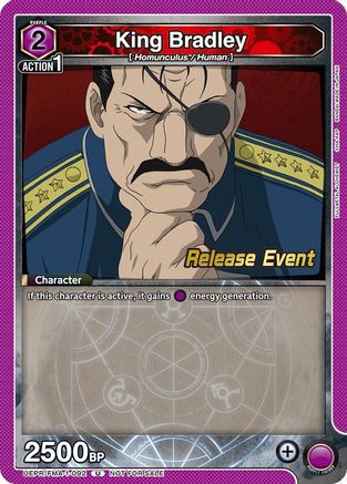 King Bradley (092) (UEPR/FMA-1-092) - UE09BT FULLMETAL ALCHEMIST Release Event Cards